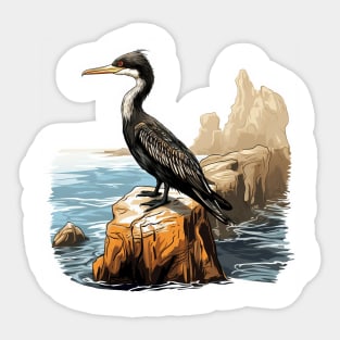 Cormorant Sticker